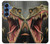 S0923 Dinosaur T-Rex Etui Coque Housse pour Samsung Galaxy S25