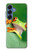 S1047 Petite grenouille Etui Coque Housse pour Samsung Galaxy S25