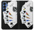 S1078 Poker Royal Flush droite Etui Coque Housse pour Samsung Galaxy S25