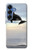 S1349 Épaulard Orca Etui Coque Housse pour Samsung Galaxy S25
