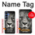 S1352 Lion Visage Etui Coque Housse pour Samsung Galaxy S25