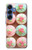 S1718 Petits gâteaux délicieux Etui Coque Housse pour Samsung Galaxy S25