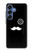 S1946 Sir Mustache Minimalisme Etui Coque Housse pour Samsung Galaxy S25
