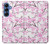 S1972 Sakura fleur de Cerisiers Etui Coque Housse pour Samsung Galaxy S25