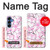 S1972 Sakura fleur de Cerisiers Etui Coque Housse pour Samsung Galaxy S25