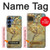 S1978 Van Gogh Lettre poire Etui Coque Housse pour Samsung Galaxy S25