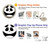 S2085 Panda minimaliste Etui Coque Housse pour Samsung Galaxy S25