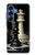S2262 Roi d'échecs Etui Coque Housse pour Samsung Galaxy S25