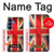 S2303 Drapeau britannique UK Millésime Etui Coque Housse pour Samsung Galaxy S25