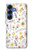 S2354 Motif pastel Fleurs Etui Coque Housse pour Samsung Galaxy S25