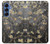 S2664 Noir Fleur Amandier Van Gogh Etui Coque Housse pour Samsung Galaxy S25