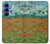 S2681 Champ de coquelicots Vincent Van Gogh Etui Coque Housse pour Samsung Galaxy S25