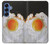 S2695 Oeuf frit Etui Coque Housse pour Samsung Galaxy S25