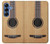 S2819 Guitare classique Etui Coque Housse pour Samsung Galaxy S25
