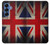 S2894 Drapeau britannique millésimé Etui Coque Housse pour Samsung Galaxy S25