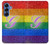 S2899 Arc en ciel LGBT Gay Pride Drapeau Etui Coque Housse pour Samsung Galaxy S25