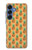 S3258 Motif ananas Etui Coque Housse pour Samsung Galaxy S25