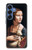S3471 Lady hermine Leonardo da Vinci Etui Coque Housse pour Samsung Galaxy S25