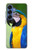 S3888 Ara Visage Oiseau Etui Coque Housse pour Samsung Galaxy S25