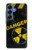 S3891 Risque nucléaire Danger Etui Coque Housse pour Samsung Galaxy S25