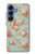 S3910 Rosier millésimé Etui Coque Housse pour Samsung Galaxy S25