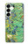 S0210 Van Gogh Irises Etui Coque Housse pour Samsung Galaxy S25 Plus