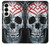 S0223 crâne Tatouage Etui Coque Housse pour Samsung Galaxy S25 Plus