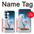 S0285 Ours polaire Etui Coque Housse pour Samsung Galaxy S25 Plus
