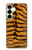 S0576 Tigre Peau Etui Coque Housse pour Samsung Galaxy S25 Plus