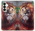 S0691 Peinture Leo Etui Coque Housse pour Samsung Galaxy S25 Plus