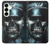 S0754 crâne soldat Etui Coque Housse pour Samsung Galaxy S25 Plus