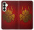 S0820 Casque Masque Samurai Etui Coque Housse pour Samsung Galaxy S25 Plus