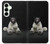 S0878 Ours noir Etui Coque Housse pour Samsung Galaxy S25 Plus