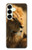 S1046 Le Roi Lion de la forêt Etui Coque Housse pour Samsung Galaxy S25 Plus