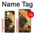 S1046 Le Roi Lion de la forêt Etui Coque Housse pour Samsung Galaxy S25 Plus