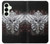 S1434 Crâne Tatouage Motard Aile Etui Coque Housse pour Samsung Galaxy S25 Plus