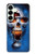 S1462 vampire crâne Etui Coque Housse pour Samsung Galaxy S25 Plus