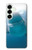 S1801 Béluga Sourire baleine Etui Coque Housse pour Samsung Galaxy S25 Plus