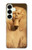 S1973 Sphinx égyptien Etui Coque Housse pour Samsung Galaxy S25 Plus