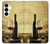 S2042 Raisin Vignoble Raisins Bouteille Rouge Vin Etui Coque Housse pour Samsung Galaxy S25 Plus