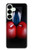 S2261 Homme d'affaires Noir Costume avec des gants de boxe Etui Coque Housse pour Samsung Galaxy S25 Plus