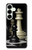 S2262 Roi d'échecs Etui Coque Housse pour Samsung Galaxy S25 Plus