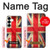 S2303 Drapeau britannique UK Millésime Etui Coque Housse pour Samsung Galaxy S25 Plus