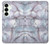S2316 Bleu foncé Marbre Texture graphique Imprimer Etui Coque Housse pour Samsung Galaxy S25 Plus