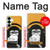 S2324 Singe drôle avec casque Pop Musique Etui Coque Housse pour Samsung Galaxy S25 Plus
