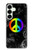 S2356 Signe de paix Etui Coque Housse pour Samsung Galaxy S25 Plus