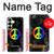 S2356 Signe de paix Etui Coque Housse pour Samsung Galaxy S25 Plus