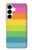 S2363 Arc en ciel Motif Etui Coque Housse pour Samsung Galaxy S25 Plus