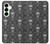 S2371 Crâne Motif monochrome Millésime Etui Coque Housse pour Samsung Galaxy S25 Plus