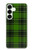 S2373 Motif vert Tartan Etui Coque Housse pour Samsung Galaxy S25 Plus